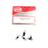MOLA CURTA PARA FIXAÇÃO PIPA COTOVELO DE ESCAPE 6 PEÇAS EM AÇO LYNX LHP 0554